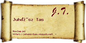 Juhász Tas névjegykártya